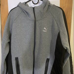 Puma Tech Style Full Zip Hoodie 571099-0615 Men's Size ( XL ) Grey